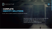 Tablet Screenshot of decaturind.com